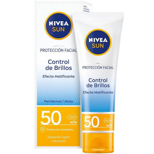 Protector Solar Facial Control De Brillo Efecto Matificante