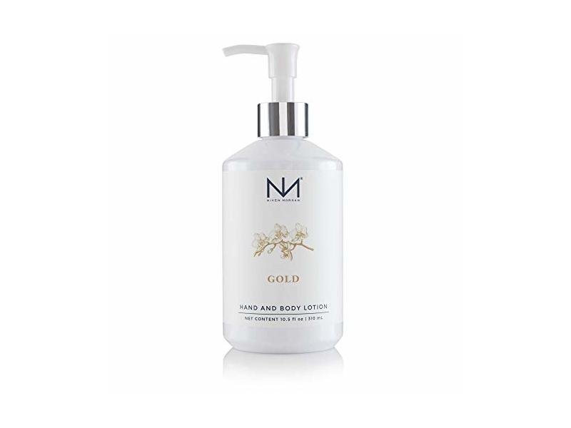 Niven Morgan Hand & Body Lotion, Gold, 10.5 fl oz/310 mL