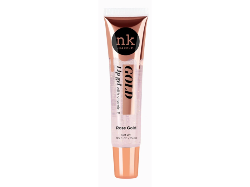 nicka k Gold Lip Gel, Rose Gold, 0.5 fl oz/15 mL