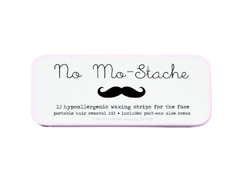 No Mo-Stache Face Waxing Strips Kit, 12 Count