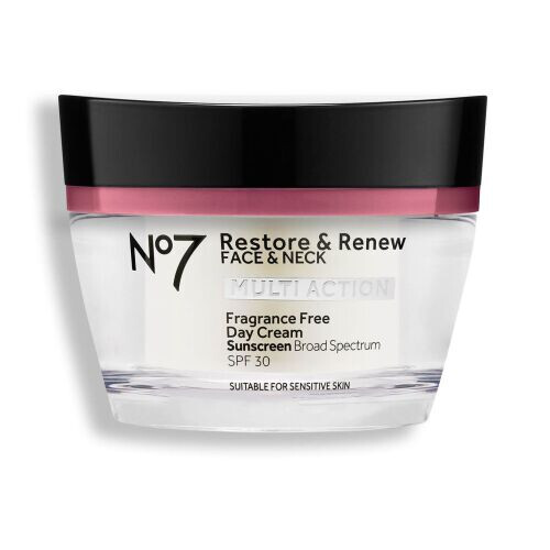 Restore & Renew Face & Neck Multi Action Fragrance Free Day Cream