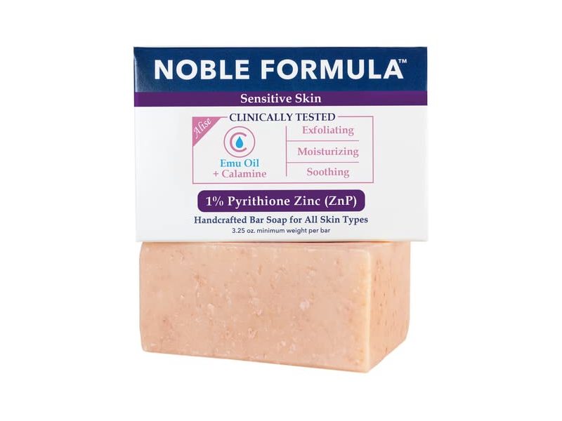Noble Formula Handcrafted Bar Soap, Pyrithione Zinc, Emu Oil & Calamine, 3.25 oz