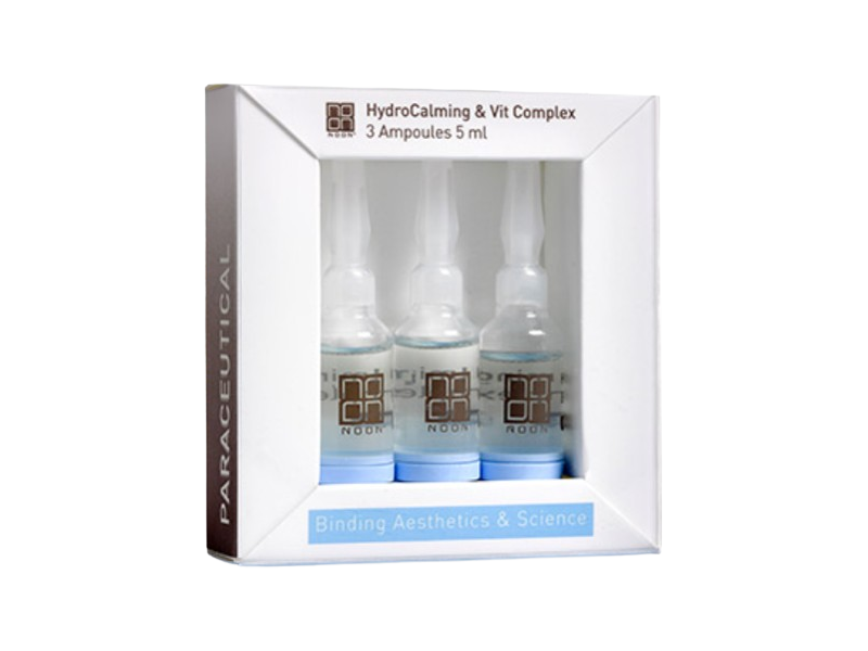 Noon Aesthetics Hydro Calming & Vit Complex Ampoules, 5 mL, 3 Count