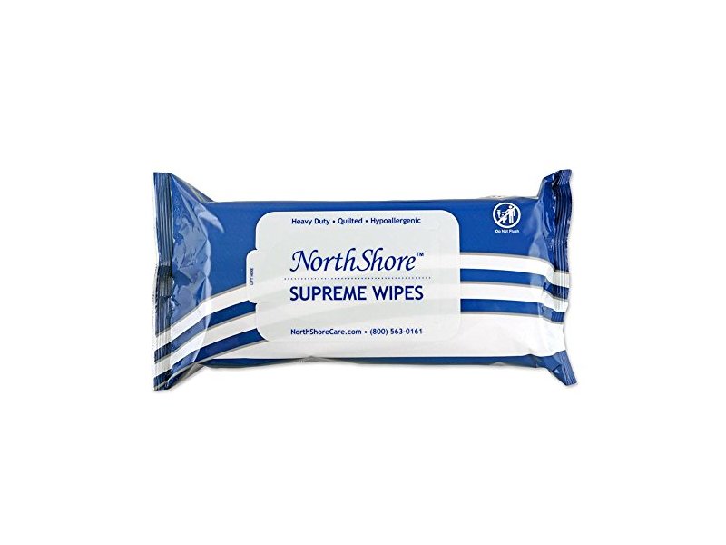 NorthShore Supreme Heavy-Duty Quilted Wipes, X-Large, 9 x 13 in., 50 ct (3 Pack)