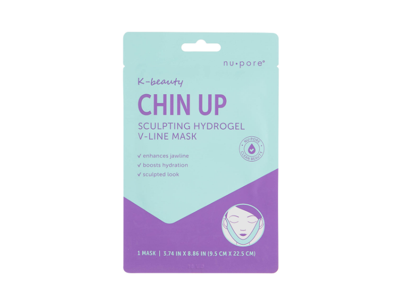 Nu.Pore Chinu Up Sculpting Hydrogel V-Line Mask, 1 Count