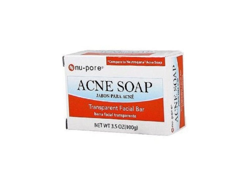 Nu-pore Transparent Acne Facial Soap, 3.5 Oz (2 Pack)