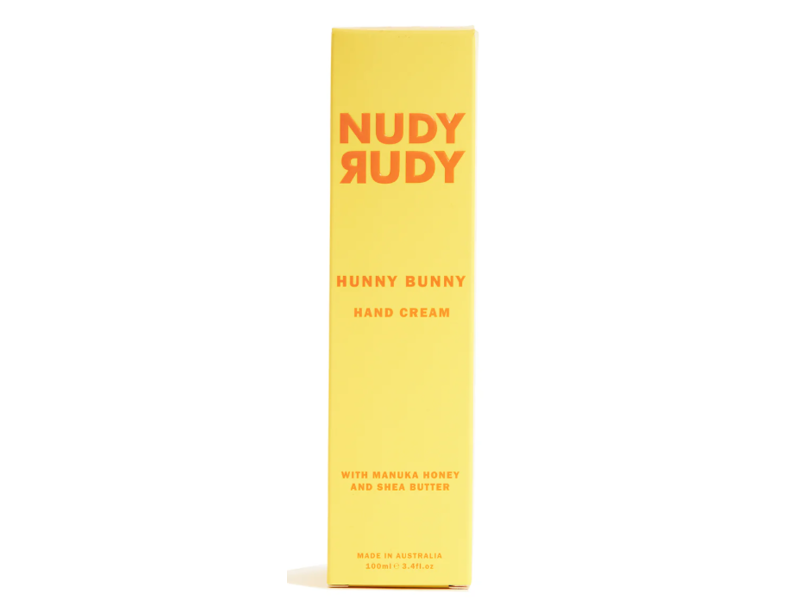 Nudy Rudy Hunny Bunny Hand Cream, Manuka Honey & Shea Butter, 3.4 fl oz/100 mL