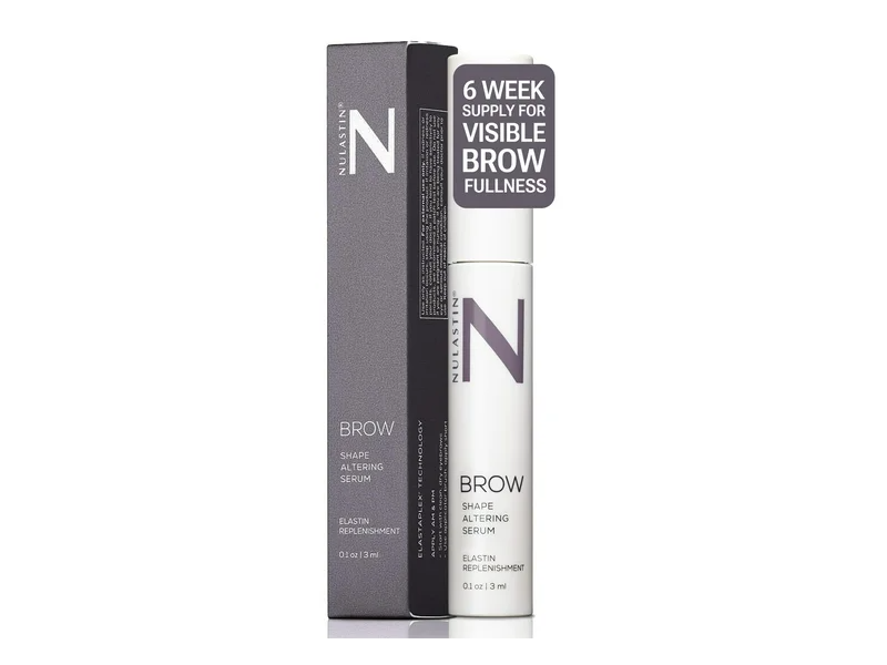 Nulastin Brow Shape Altering Serum, 0.1 fl oz/3 mL, Pack Of 2