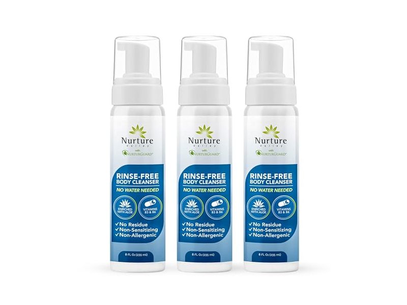 Nurture Valley Body Cleanser, 8 fl oz/235 mL, Pack Of 3