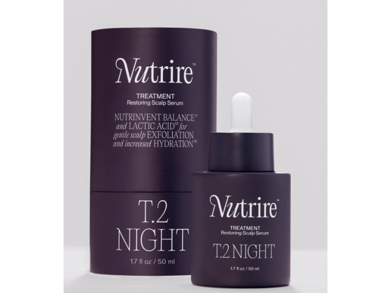 Nutrire T2 Night Treatment Restoring Scalp Serum, 1.7 fl oz/50 mL