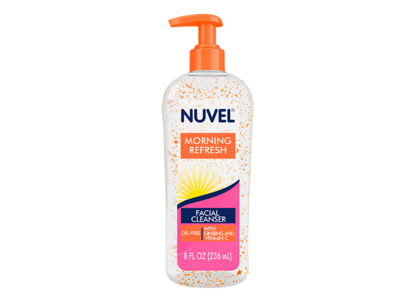 Nuvel Facial Cleanser, Ginseng & Vitamin C, Morning Refresh, 8 fl oz/236 mL