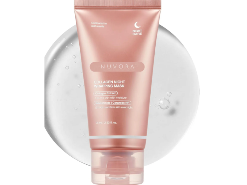 Nuvora Collagen Night Wrapping Mask, 2.53 fl oz/75 mL