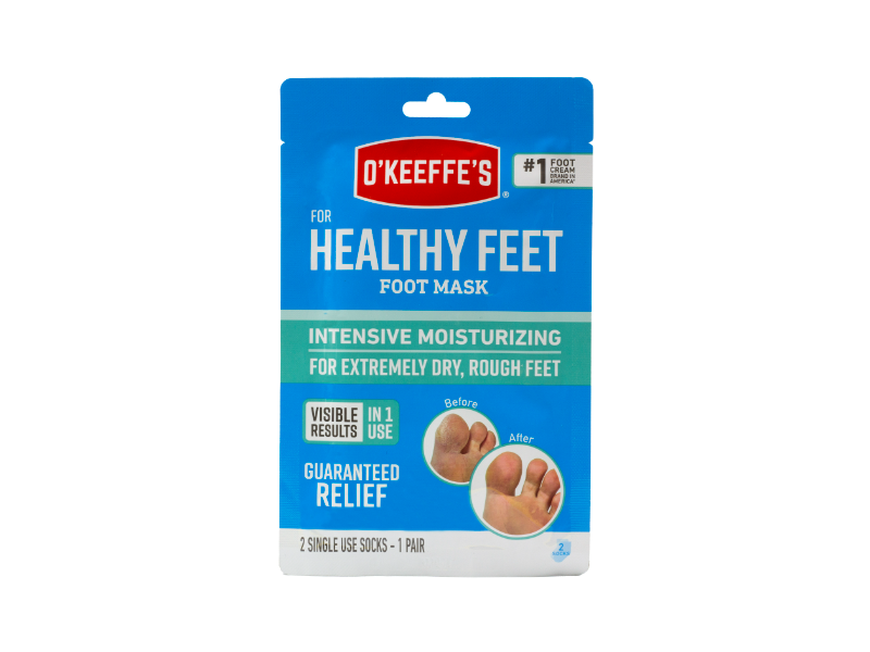 O'Keeffe's Healthy Feet Foot Mask Intensive Moisturizing, 1 Count, Pack Of 2