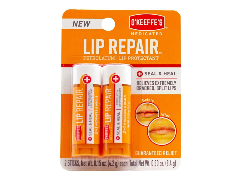 O'Keeffe's Lip Repair Balm, +Seal & Heal, 0.15 oz/4.2 g