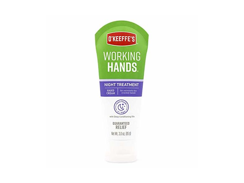 O'Keeffe's Working Hands Night Treatment Hand Cream, 3 oz/85 g