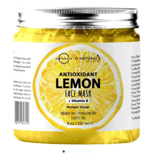 Antioxidant Lemon & Vitamin B Gel Face Mask