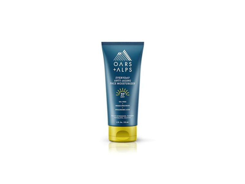 Oars + Alps Everyday Anti Aging Face Moisturizer, SPF 37, 2 fl oz/59 mL
