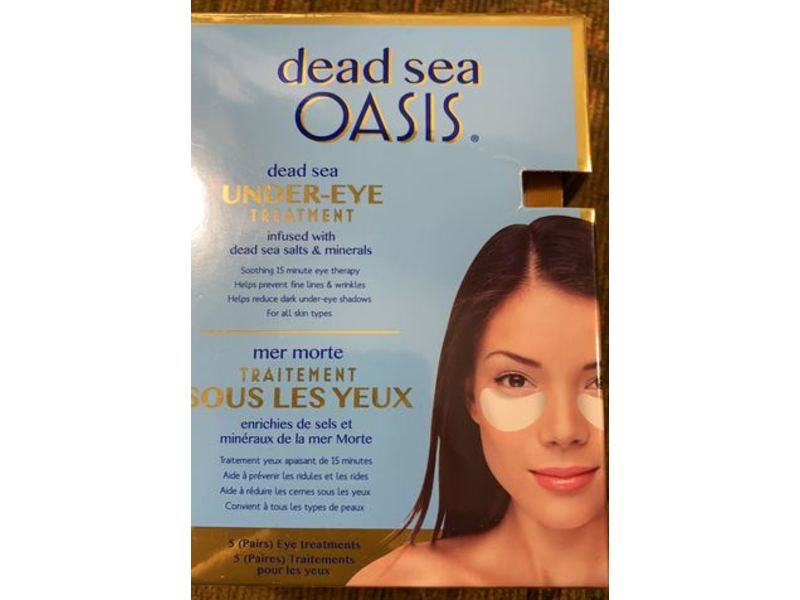 Oasis Under Eye Treatment, Dead Sea Salts & Minerals, 5 Pairs