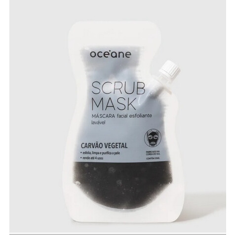 Scrub Mask - Máscara Facial Esfoliante Carvão Vegetal