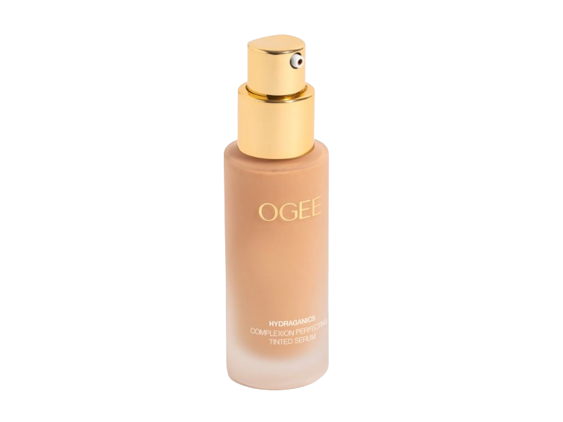 Ogee Complexion Perfecting Tinted Serum Moisturizer, Cedar 1.20C, 1 fl oz/30 mL