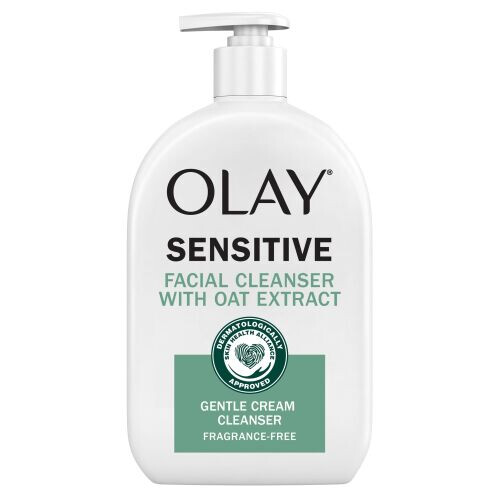 Sensitive Facial Cleanser With Oat Extract Gentle Cream Cleanser