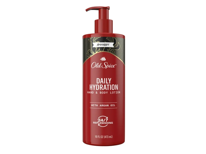 Old Spice Daily Hydration Hand & Body Lotion, 16 fl oz/473 mL, Pack Of 4
