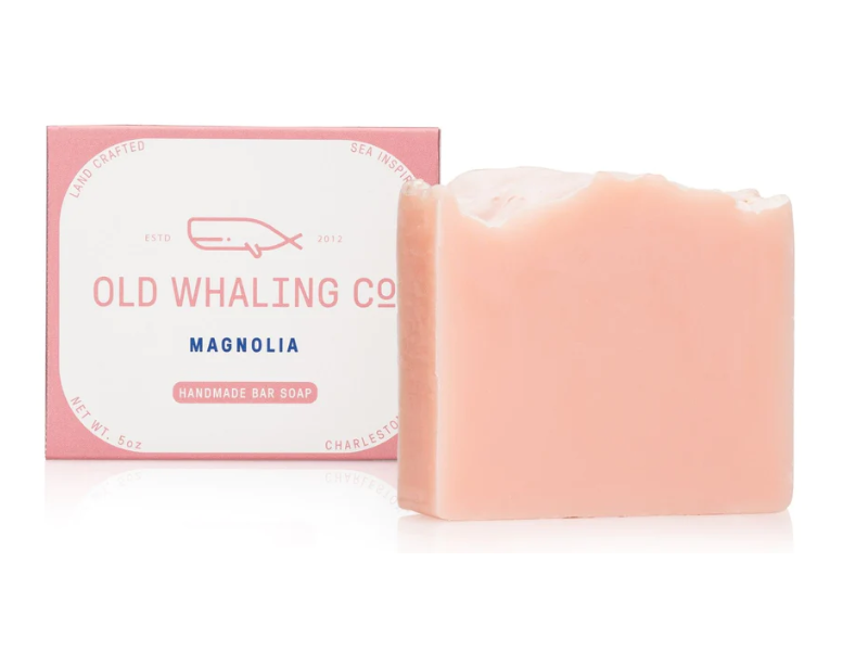 Old Whaling Co Bar Soap, Magnolia, 5 oz, Pack Of 4