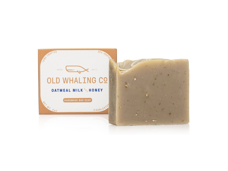 Old Whaling Co Bar Soap, Oatmeal Milk & Honey, 5 oz