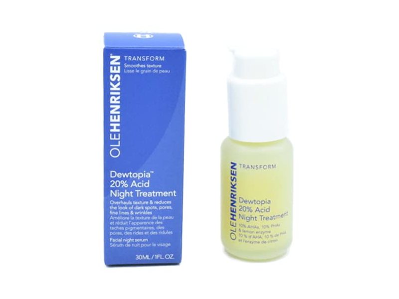 Ole Henriksen Dewtopia 20 % Acid Night Treatment Facial Serum, 1 oz/30 mL