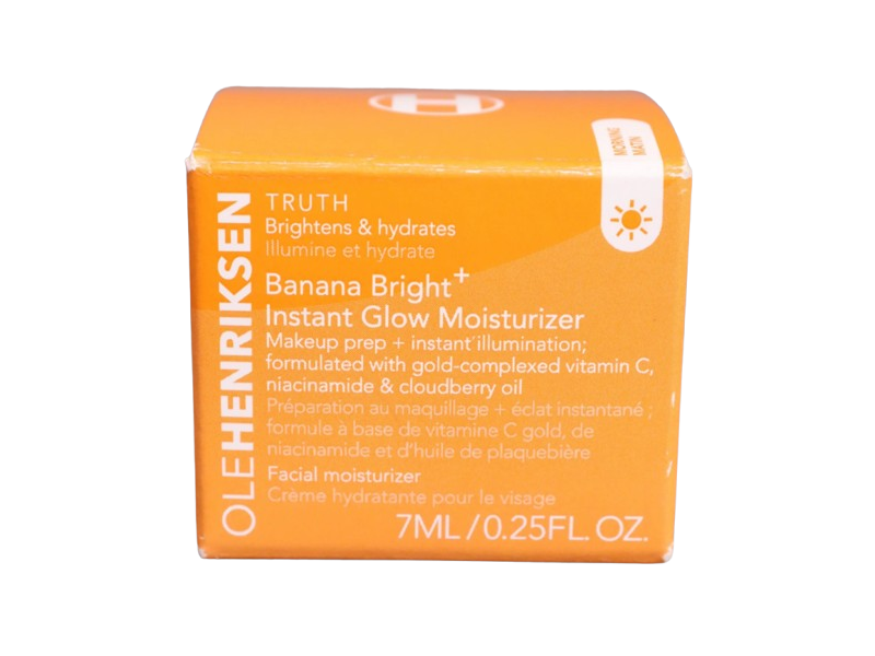 Olehenriksen Banana Bright Instant Glow Facial Moisturizer, 0.25 fl oz/7 mL