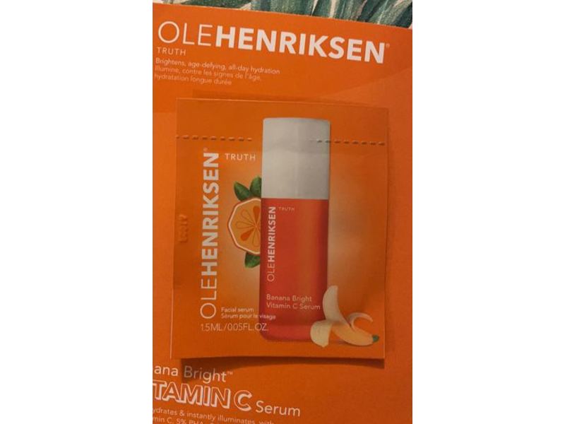 Olehenriksen Banana Bright Serum, Vitamin C, 0.005 fl oz/ 1.5 mL
