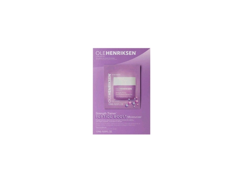 Olehenriksen Strength Trainer Peptide Boost Facial Moisturizer, 0.05 fl oz/1.5 mL