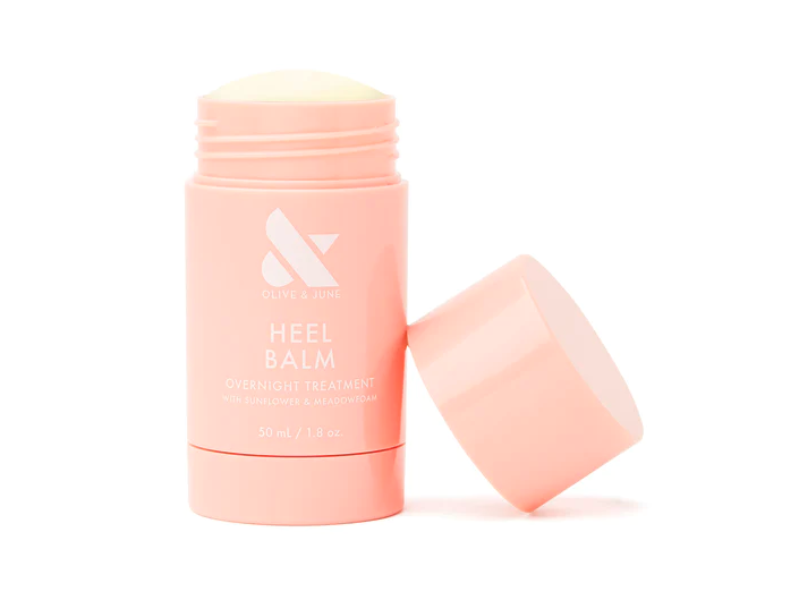 Olive & June Heel Balm Overnight Treatment, Sunflower & Meadowfoam, 1.8 oz/50 mL