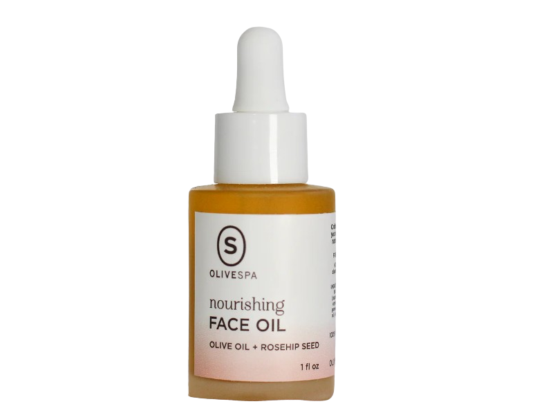 Olive Spa Nourishing Face Oil, Olive Oil + Rosehip Seed, 1 fl oz/30 mL