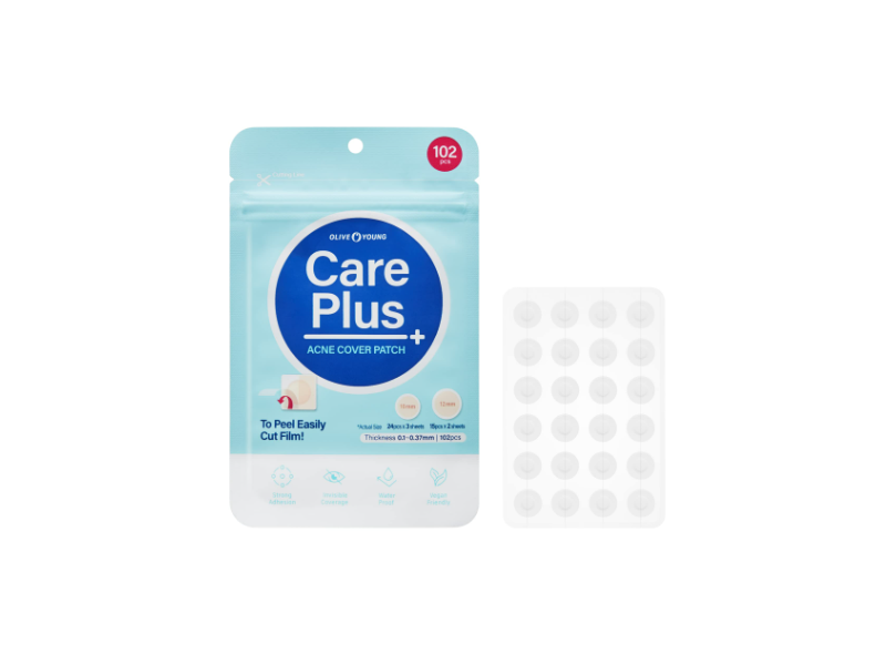 Olive Young Care Plus Acne Cover Patch, 102 Count