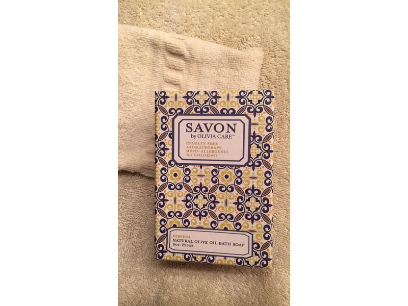 Olivia Care Savon Olive Oil Bath Soap, Verbena, 6-Ounce Tubes (Pack of 2)