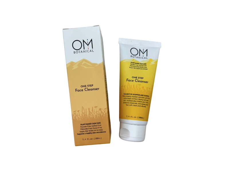 OM Botanicals One-Step Facial Cleanser, 3.4 oz/100 mL