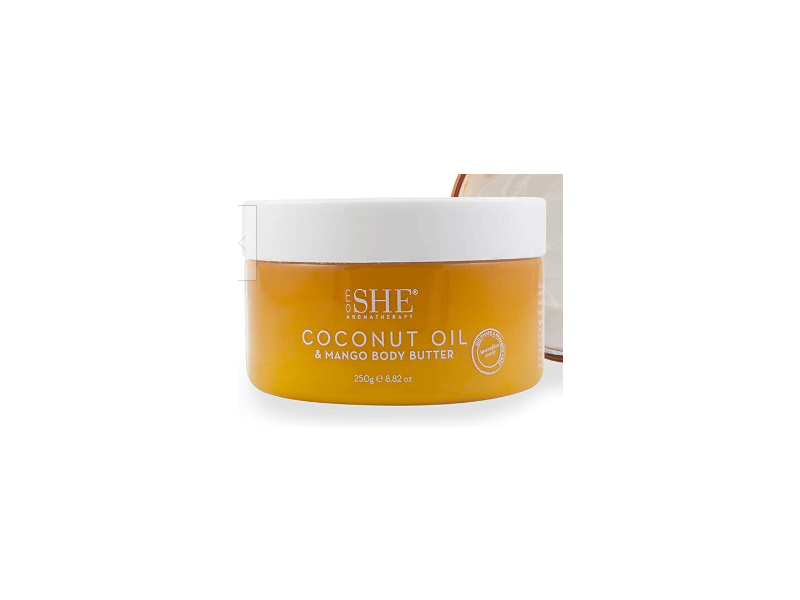 Om She Aromatherapy, Coconut Oil & Mango, 8.82 oz/250 g