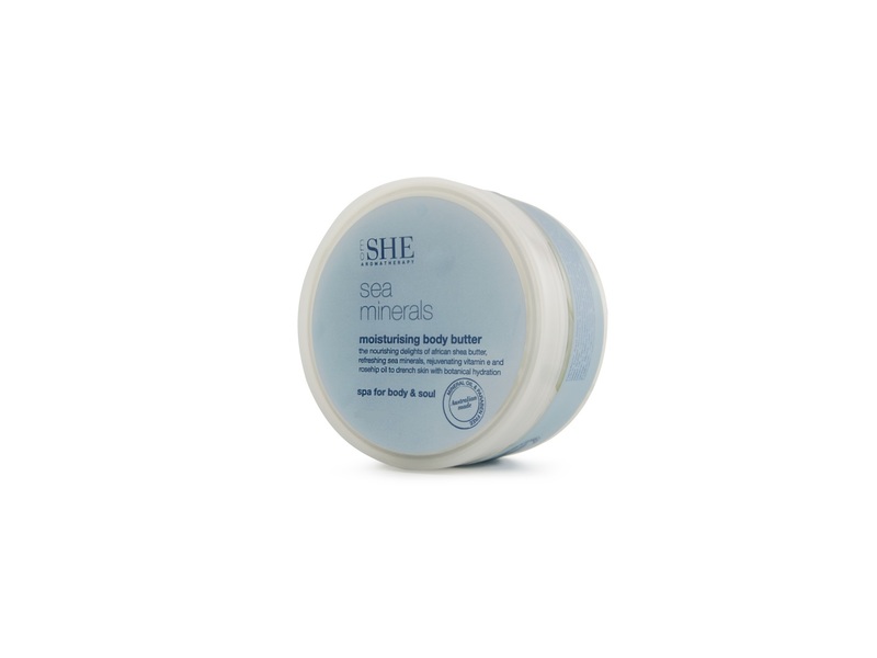 Om She Aromatherapy Moisturising Body Butter, Sea Minerals, 14.1 oz/400 g
