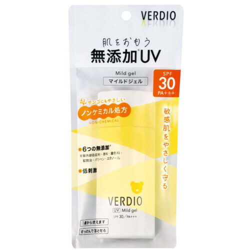 Verdio UV Mild Gel Sunscreen SPF 30 Physical Sunscreen For Kids And Sensitive Skin