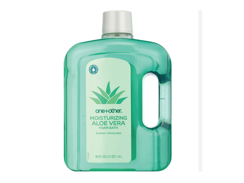 One+Other Moisturizing Aloe Vera Foam Bath, 48 fl oz/1.4 L