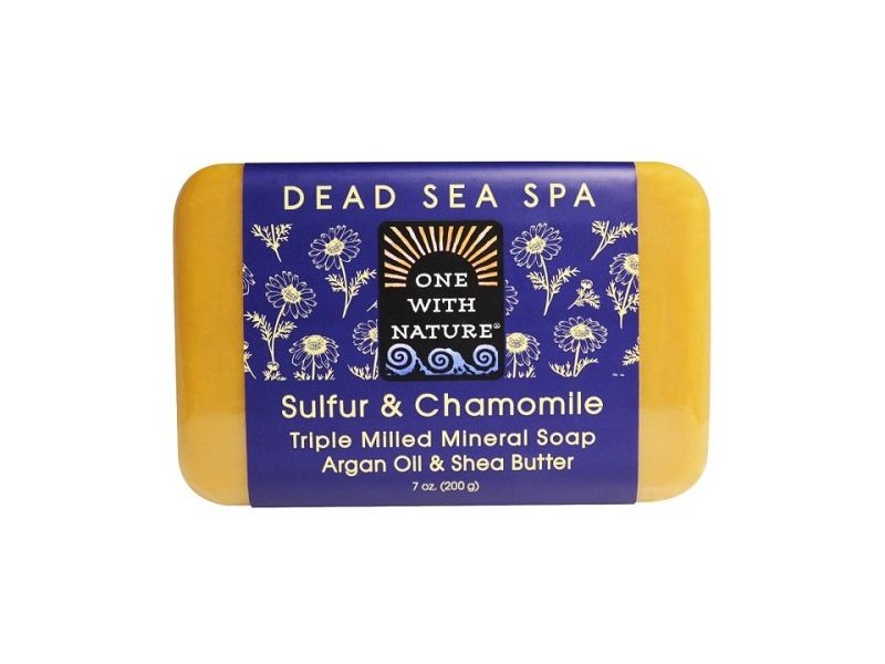 One With Nature Bar Soap, Chamomile & Sulfur, 7 oz/200 g