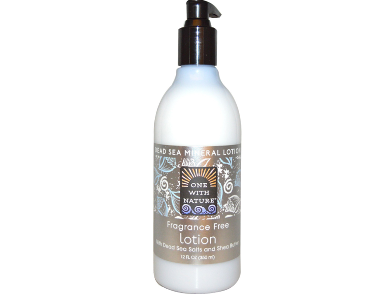 One With Nature Dead Sea Mineral Lotion, Fragrance Free, 12 fl oz