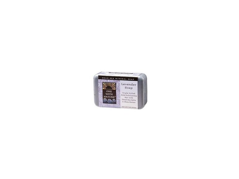 One With Nature Dead Sea Mineral Soap Lavender