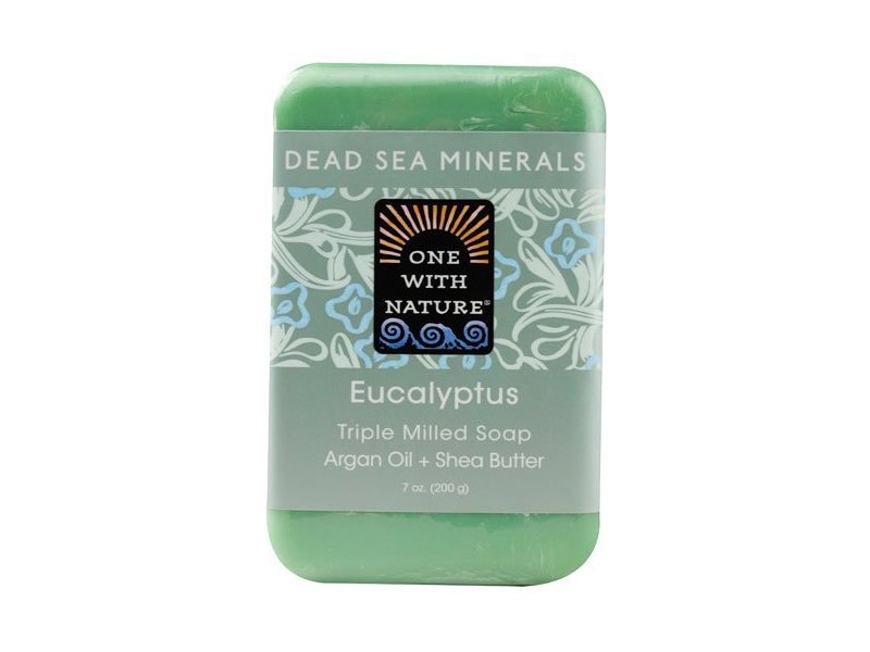 One With Nature Dead Sea Minerals Bar Soap, Eucalyptus, 7 oz/200 g