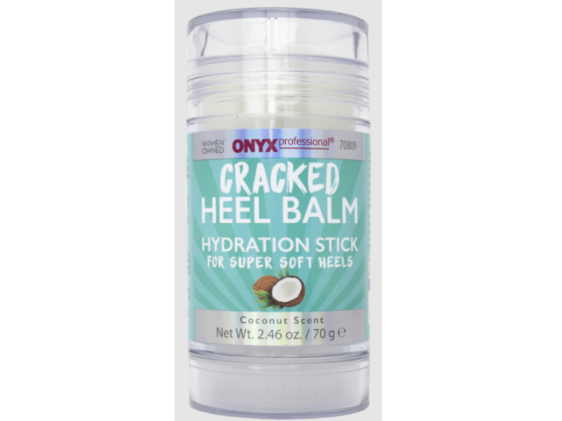 Onyx Professional Cracked Heel Balm Hydration Stick, Coconut Scent, 2.46 oz/70 g