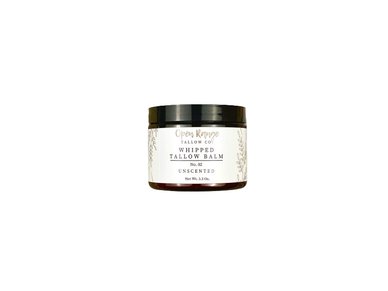 Open Range Tallow Co Whipped Tallow Lip Balm, 3.3 oz