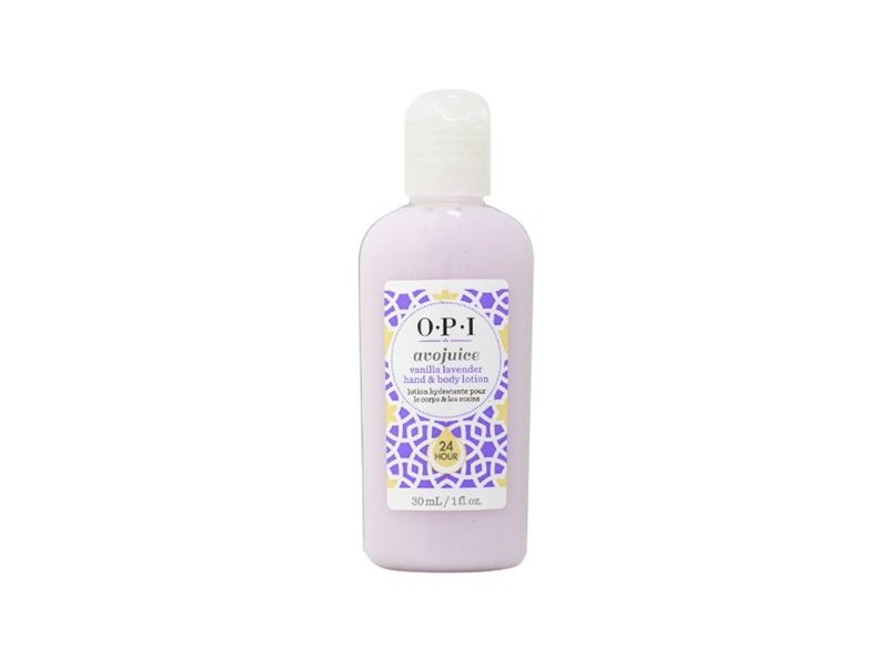 OPI AvoJuice Hand and Body Lotion, Vanilla Lavender, 30ml/1 fl. oz.