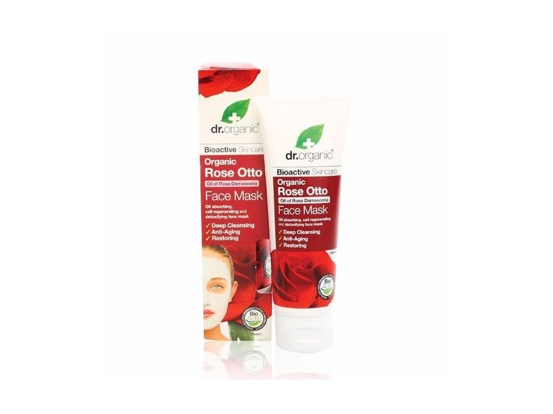 Organic Doctor Rose Otto Face Mask,Cleansing, Restoring, 4.2 oz
