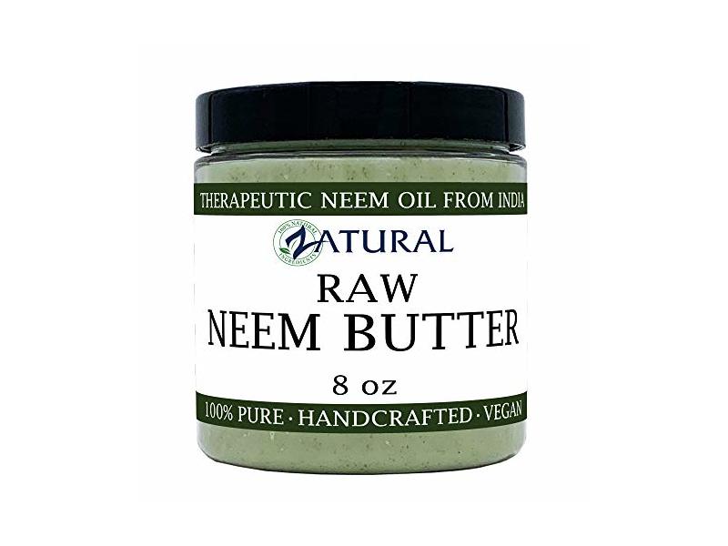 Organic Neem Butter-Coconut Oil, Neem Oil, Neem Leaf, Marula Oil, Kokum Butter, Rosemary (8 Ounce)
